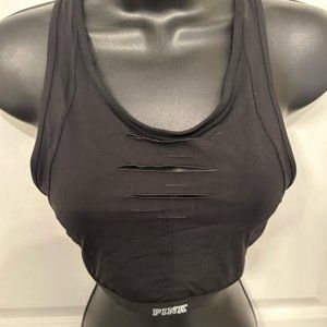 Victorias Secret PINK ULTIMATE Sports Bra, Cut out Detail, Criss Cross Back